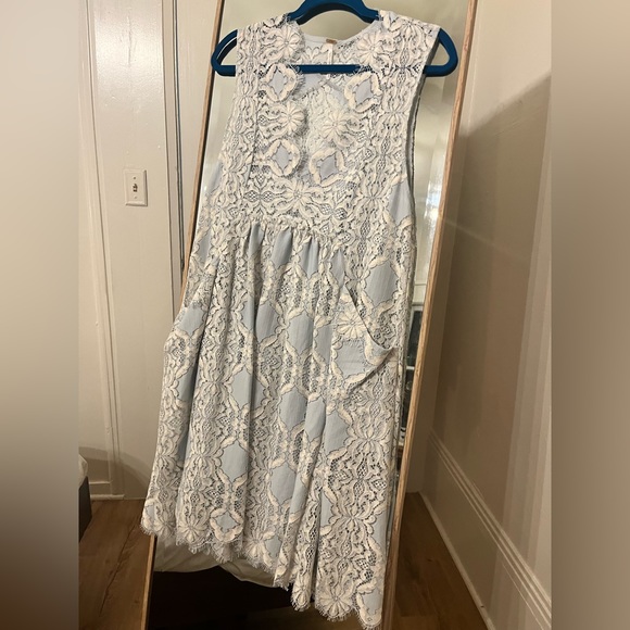 Free People Lace Overlay Shift Dress - Picture 4 of 7